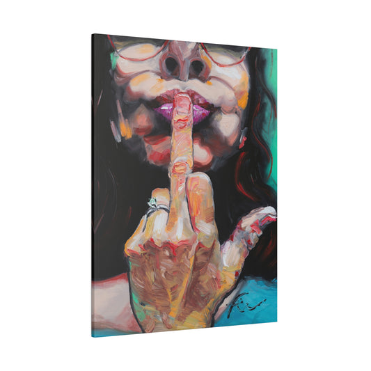 I Don't Give A F*ck - Print on Canvas