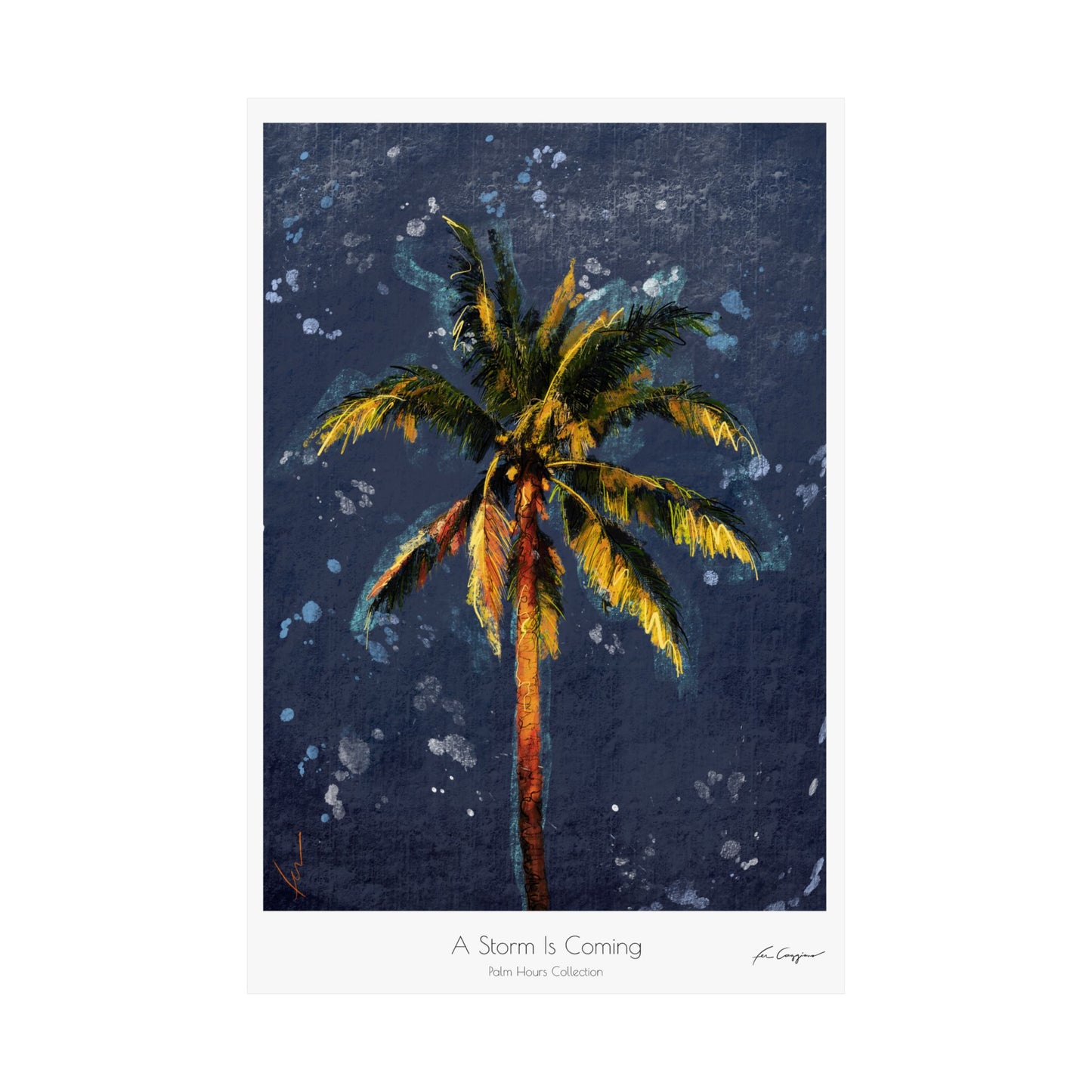 A Storm In Coming - Print on Paper