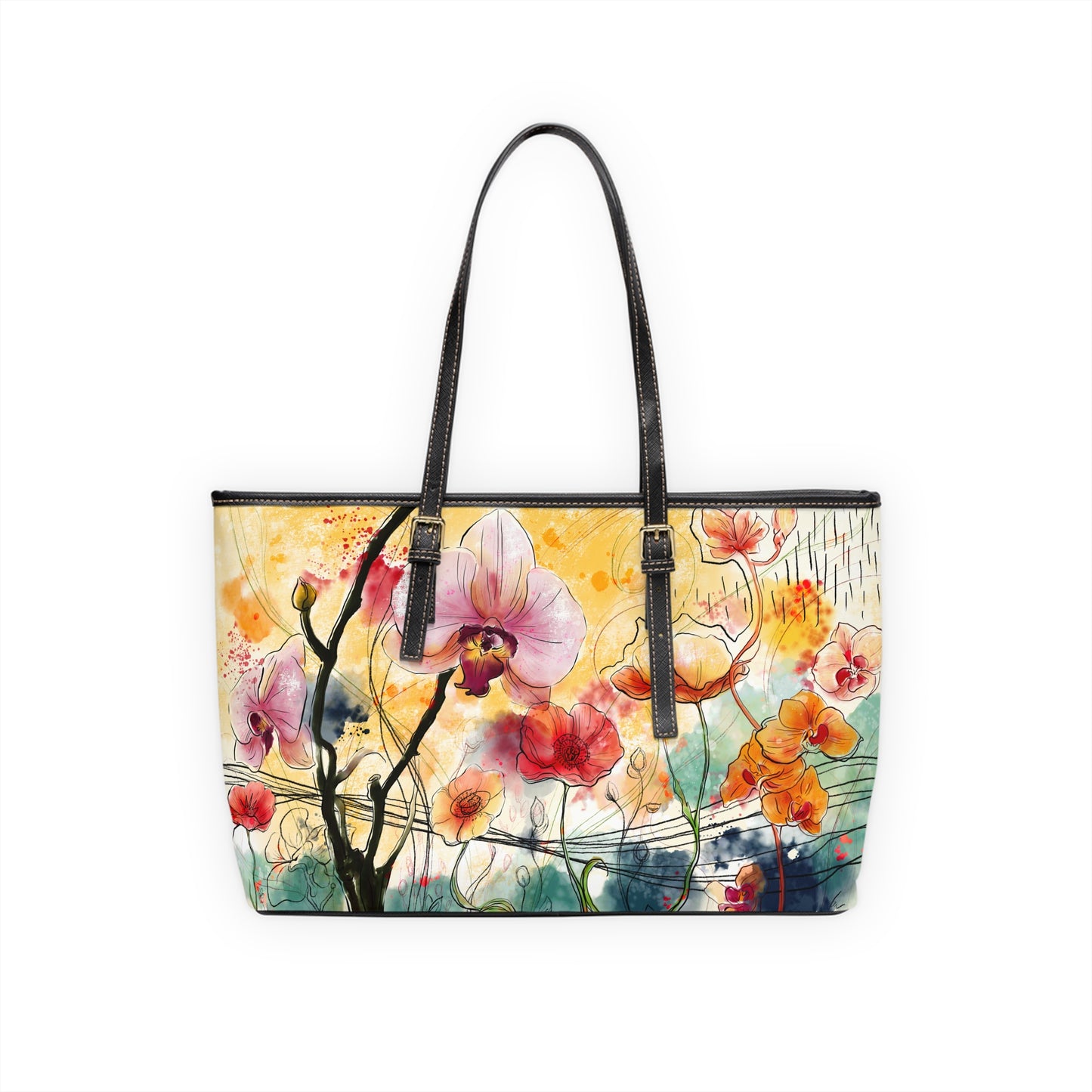 Magic Garden - PU Leather Shoulder Bag