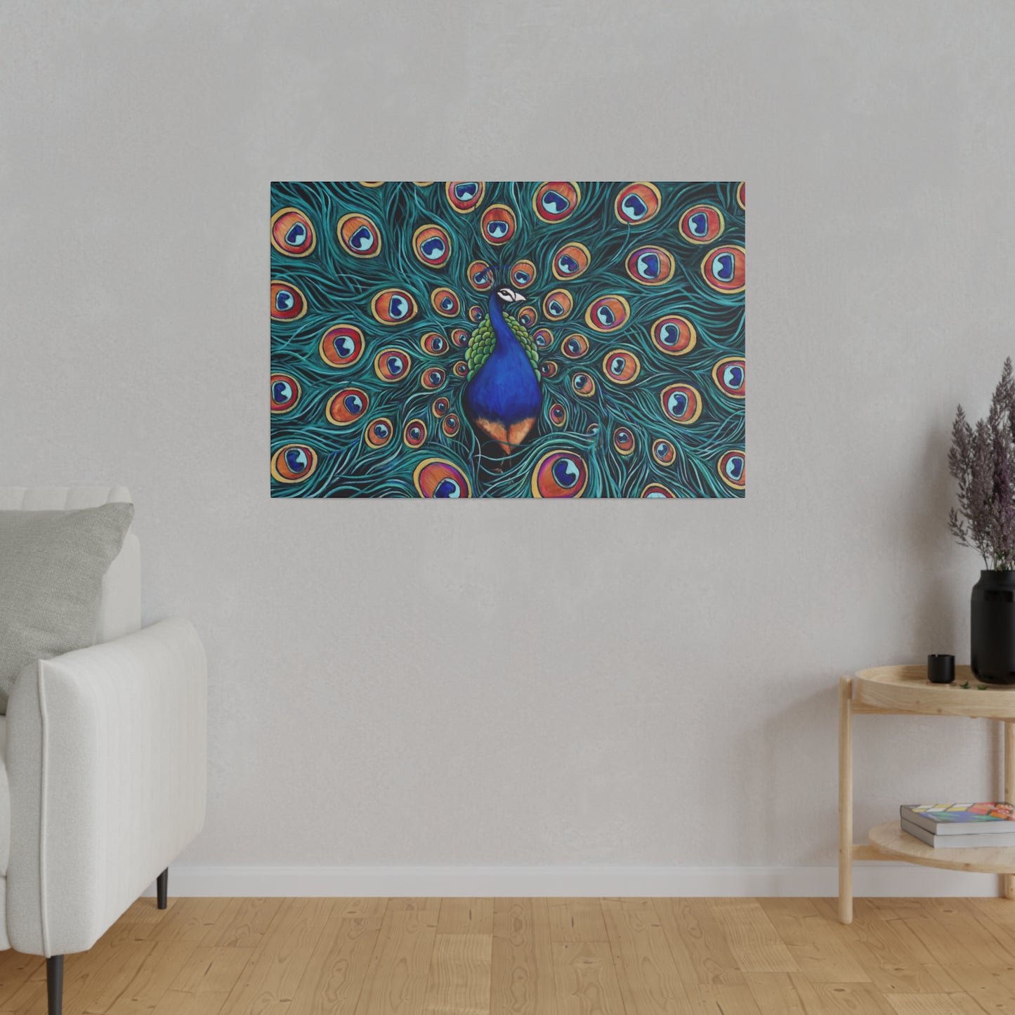 Peacock - Print on Canvas