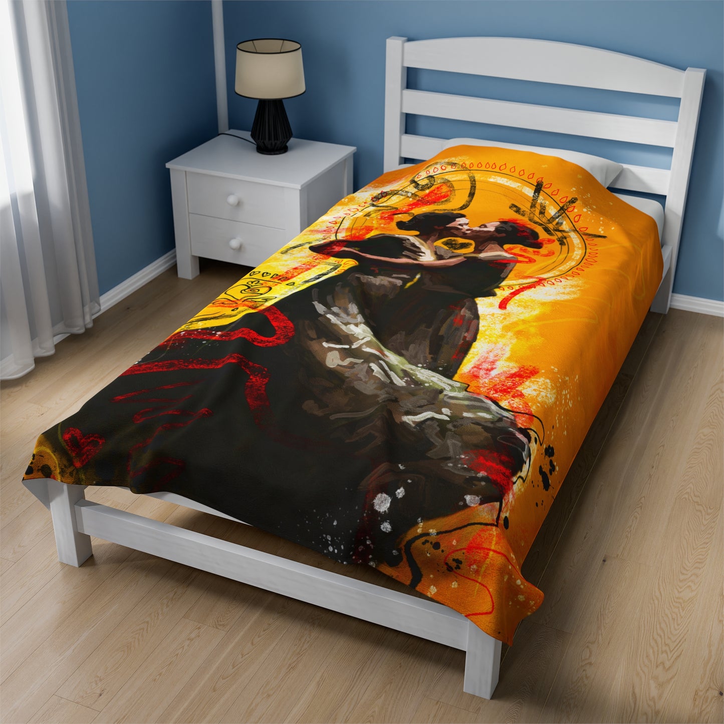 Flamenco Queens Velveteen Plush Blanket