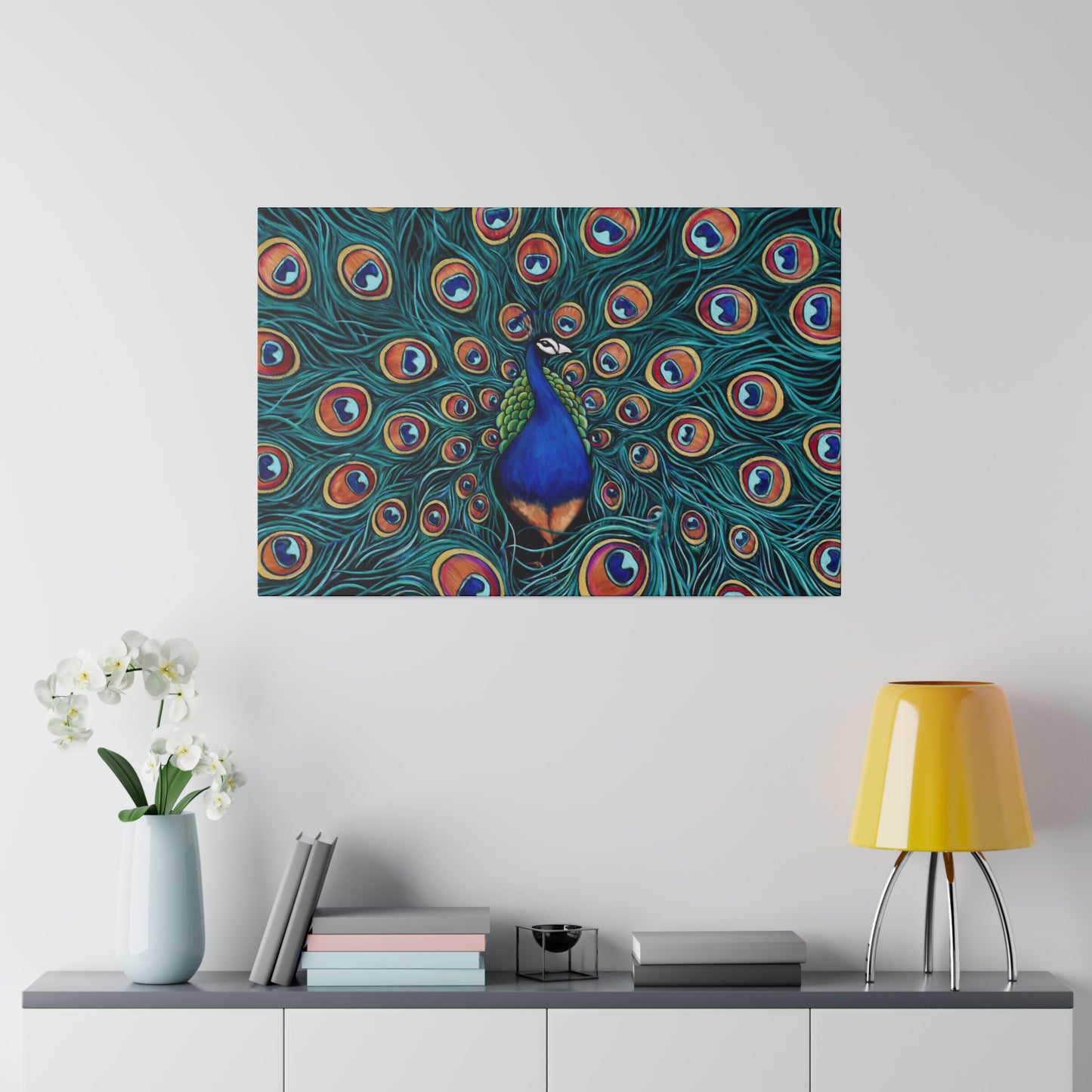 Peacock - Print on Canvas