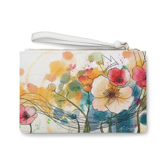 Poppies Song Clutch Bag