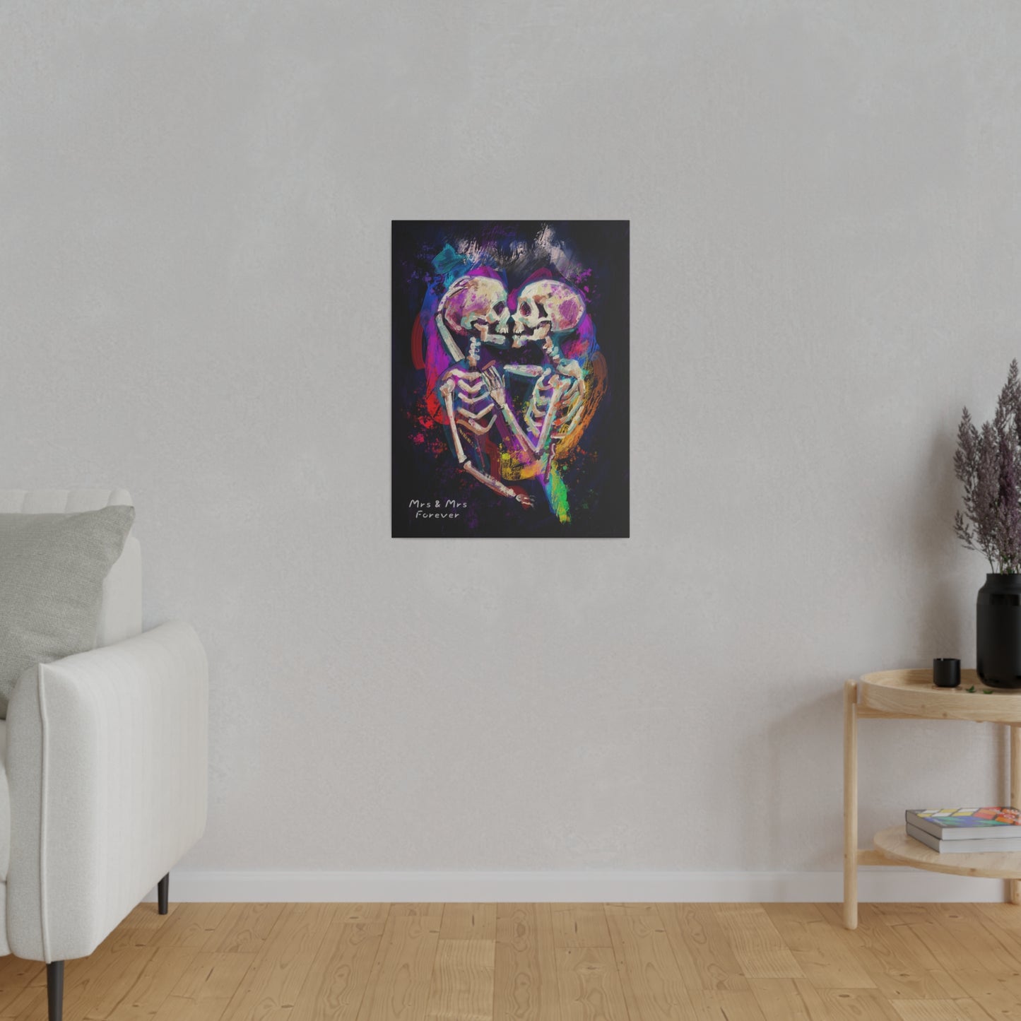 Personalized Love Has No Labels - Print on Canvas