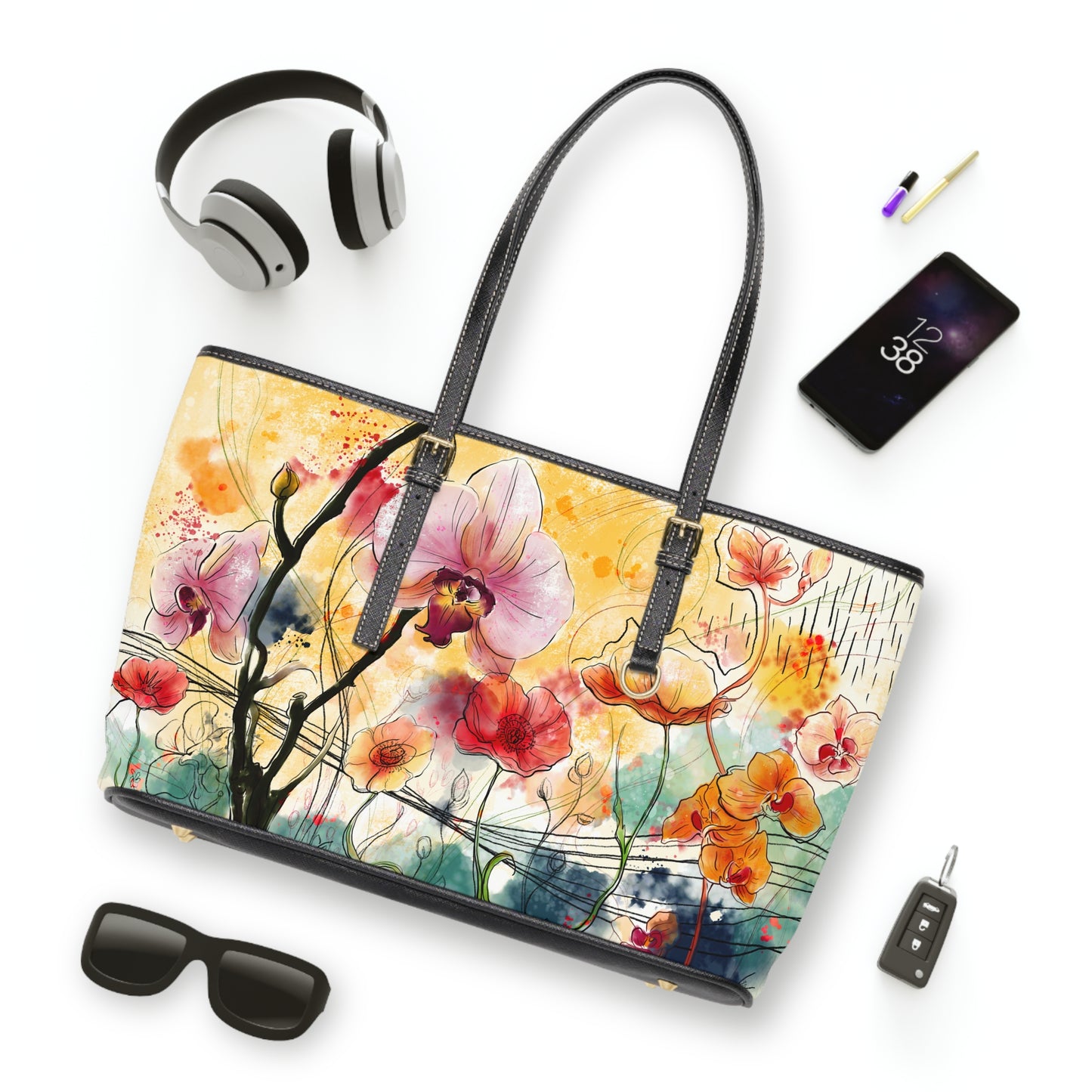 Magic Garden - PU Leather Shoulder Bag