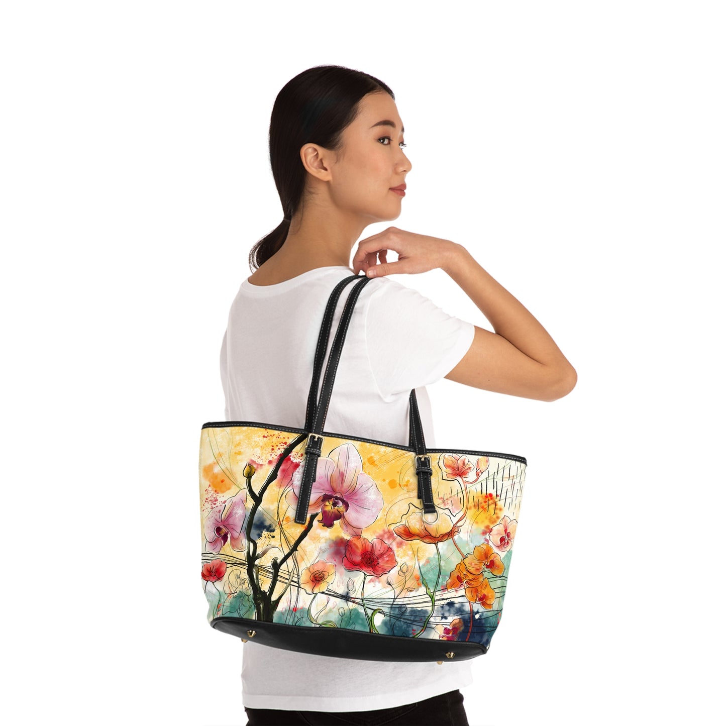 Magic Garden - PU Leather Shoulder Bag