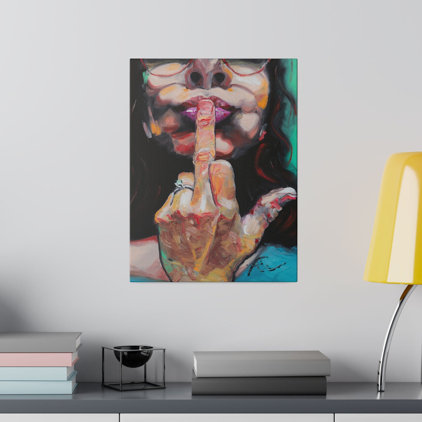 I Don't Give A F*ck - Print on Canvas