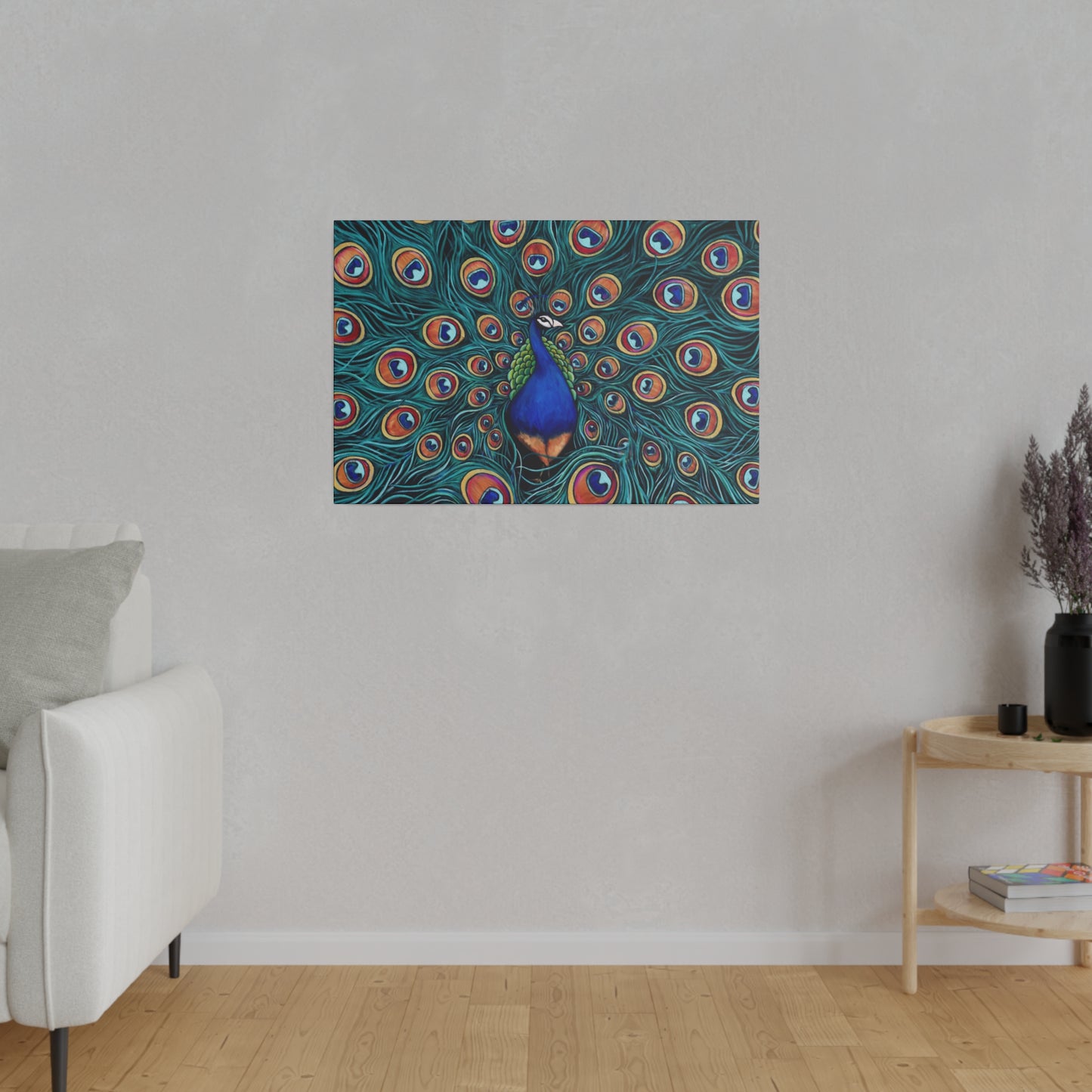 Peacock - Print on Canvas