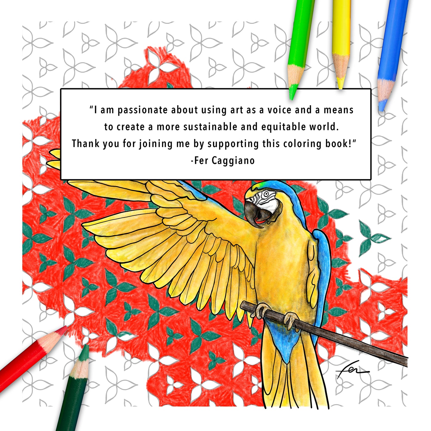 Endangered Species - Digital Coloring Book