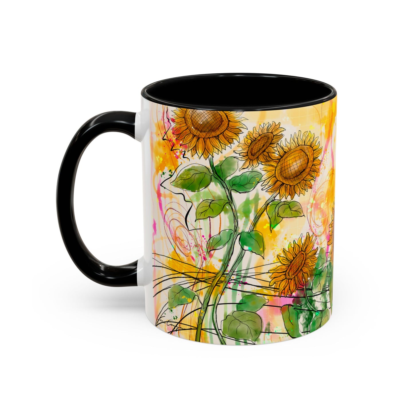 Sunflowers Party Coffee Mug