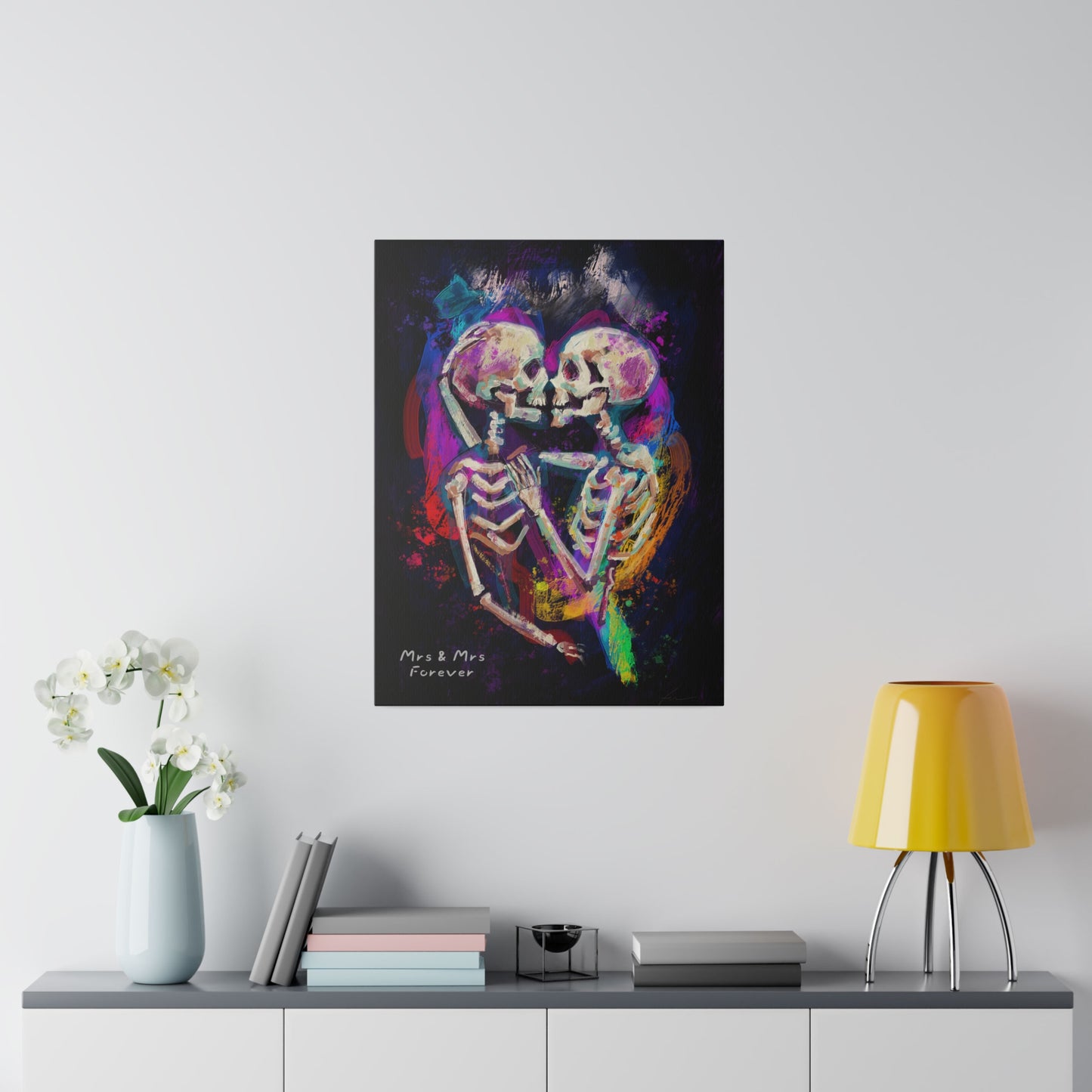 Personalized Love Has No Labels - Print on Canvas