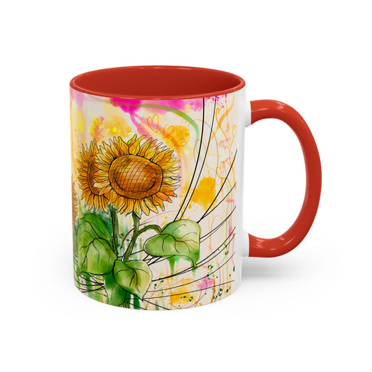 Sunflowers Party Coffee Mug