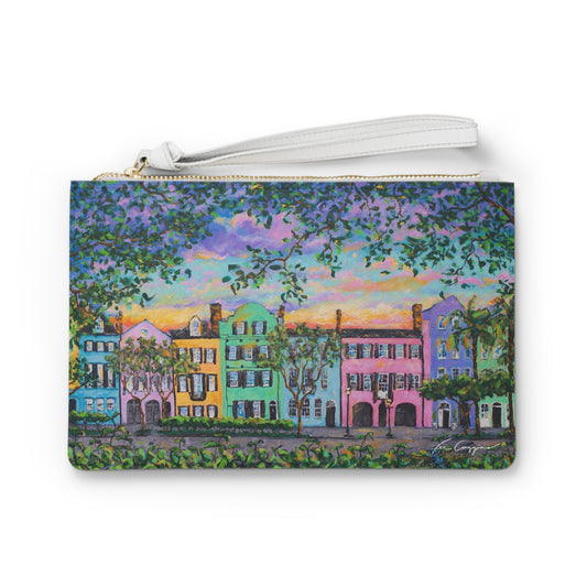 Rainbow Row, Rainbow Sky Clutch Bag