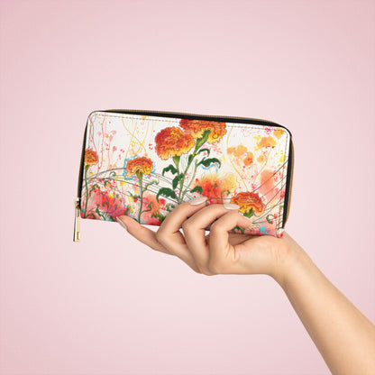 Marigolds Song Zipper Wallet