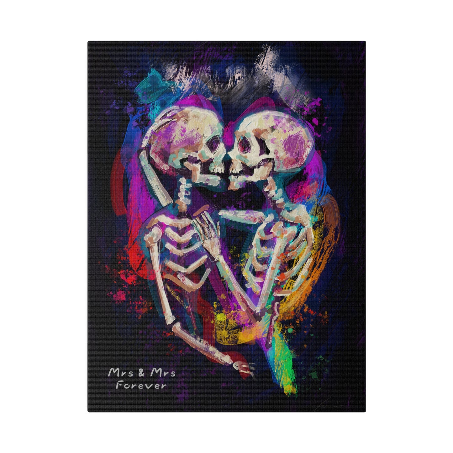 Personalized Love Has No Labels - Print on Canvas