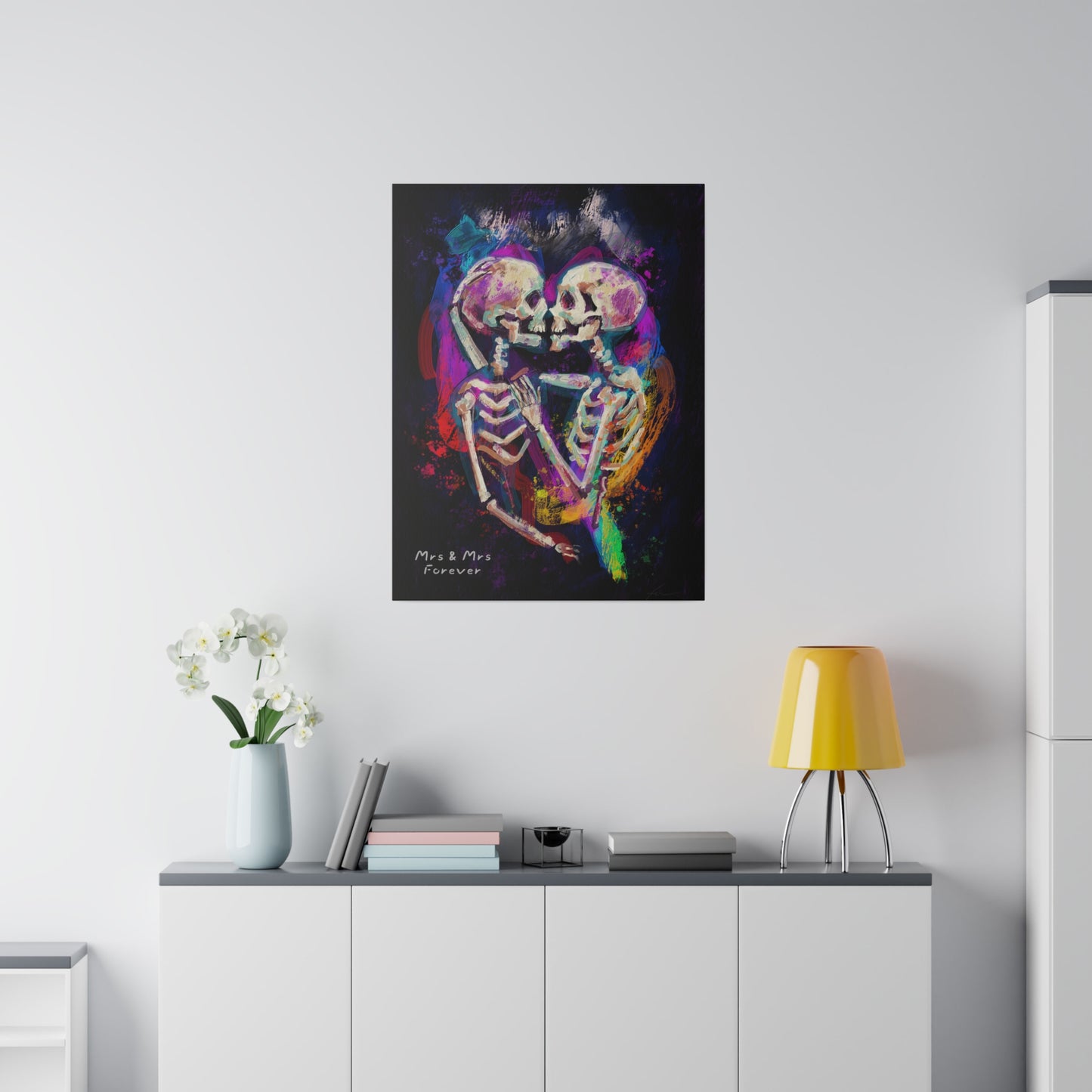 Personalized Love Has No Labels - Print on Canvas