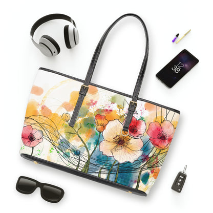 Poppies Song - PU Leather Shoulder Bag