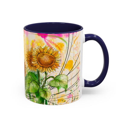 Sunflowers Party Coffee Mug