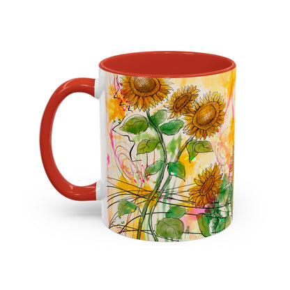 Sunflowers Party Coffee Mug