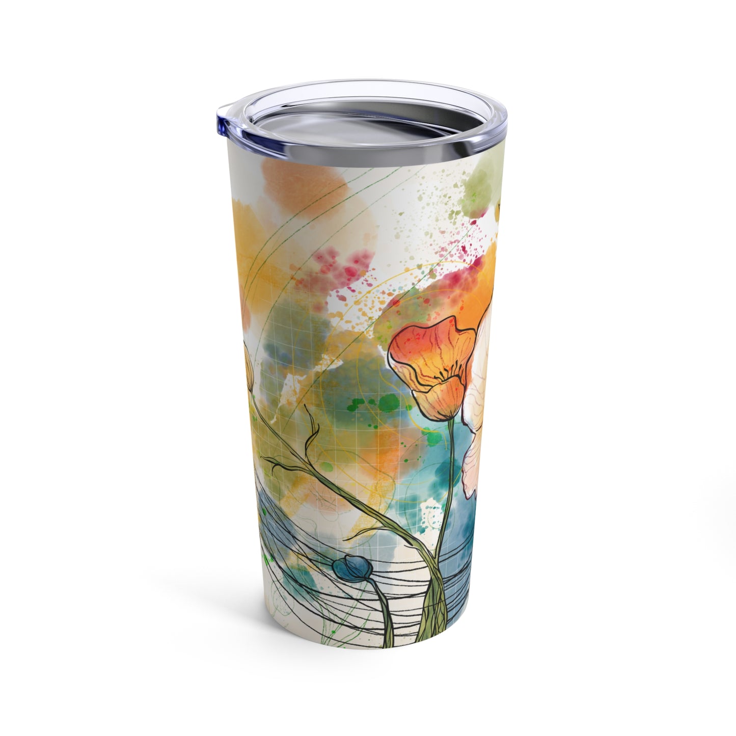 Poppies Song Tumbler 20oz