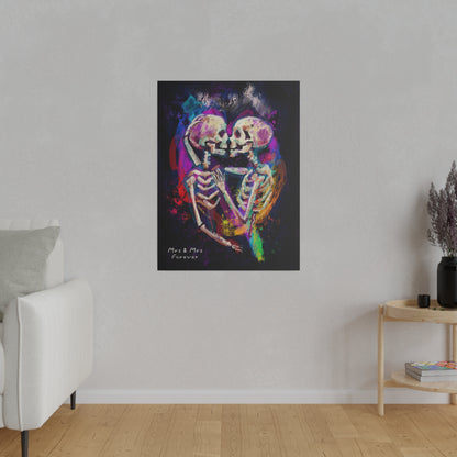 Personalized Love Has No Labels - Print on Canvas