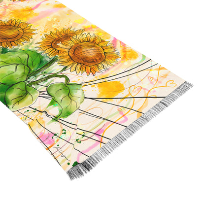 Sunflowers Party Light Scarf