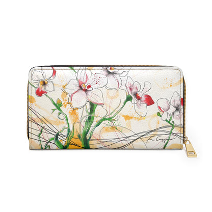 Lilies Dream Zipper Wallet