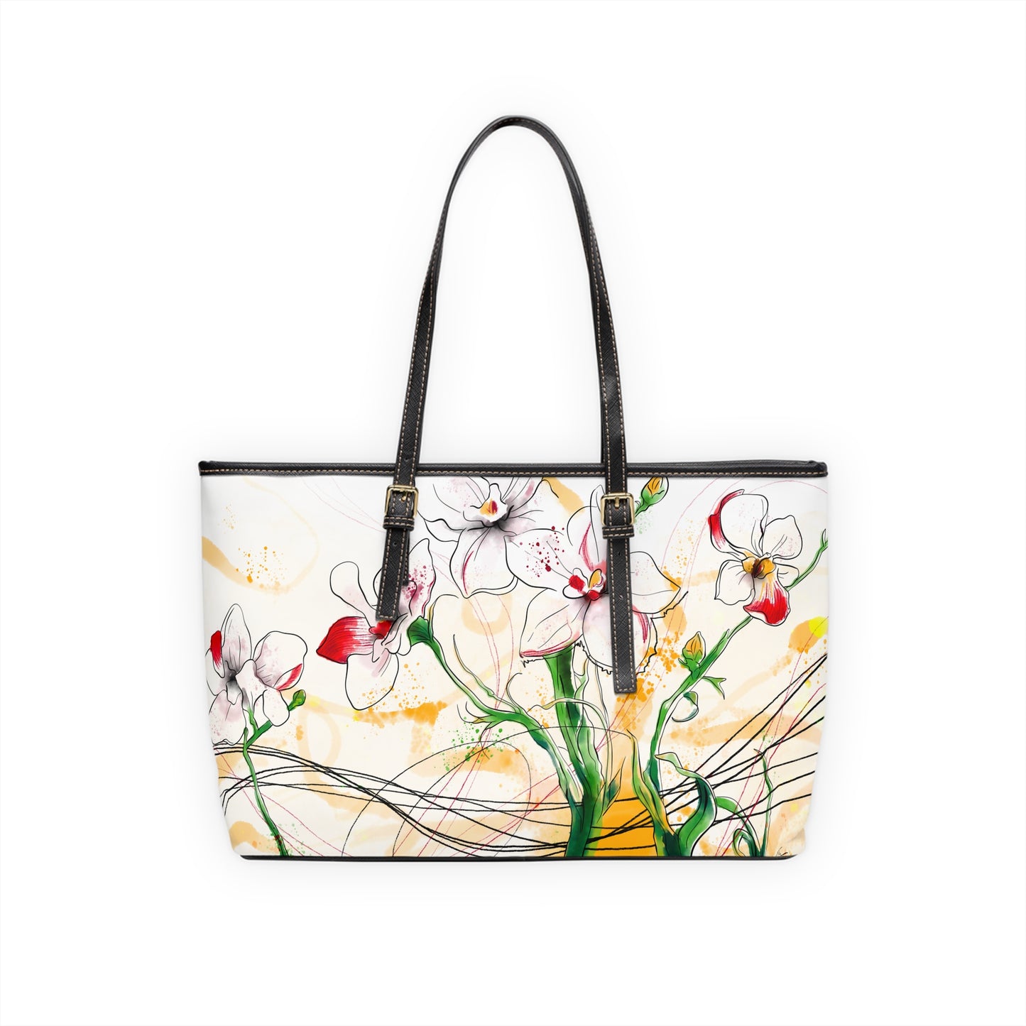 Lillies Dream - PU Leather Shoulder Bag