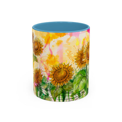 Sunflowers Party Coffee Mug