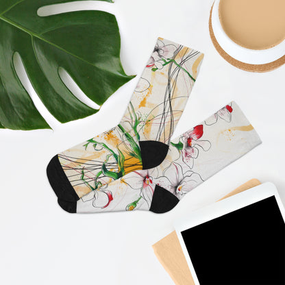 Lilies Dream - Recycled Poly Socks