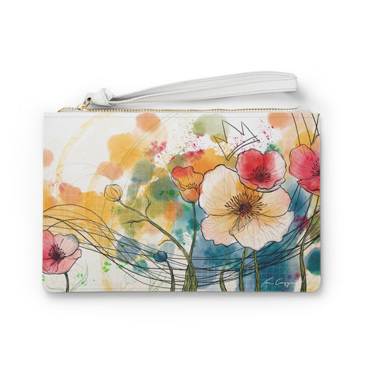 Poppies Song Clutch Bag