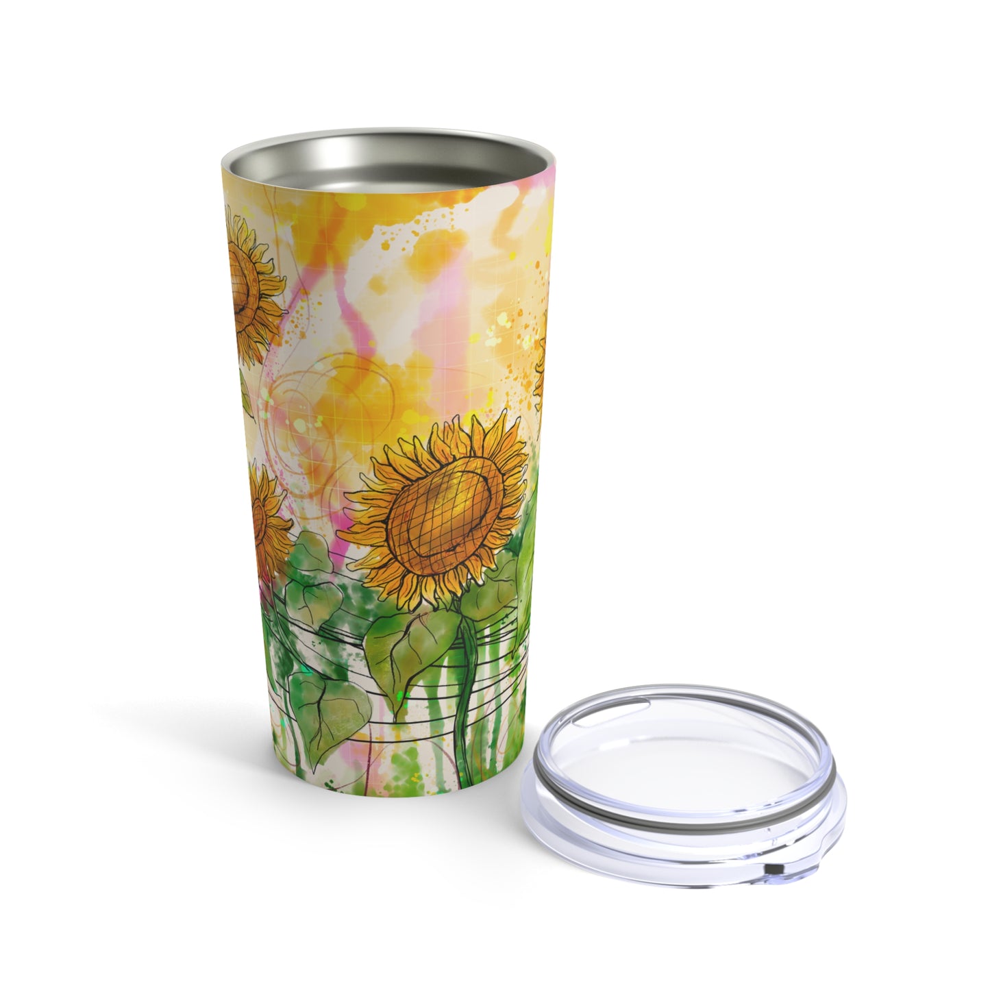 Sunflowers Party Tumbler 20oz