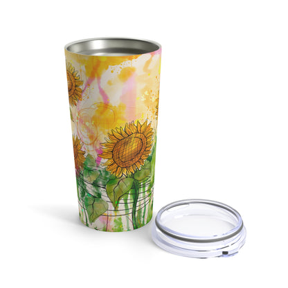 Sunflowers Party Tumbler 20oz