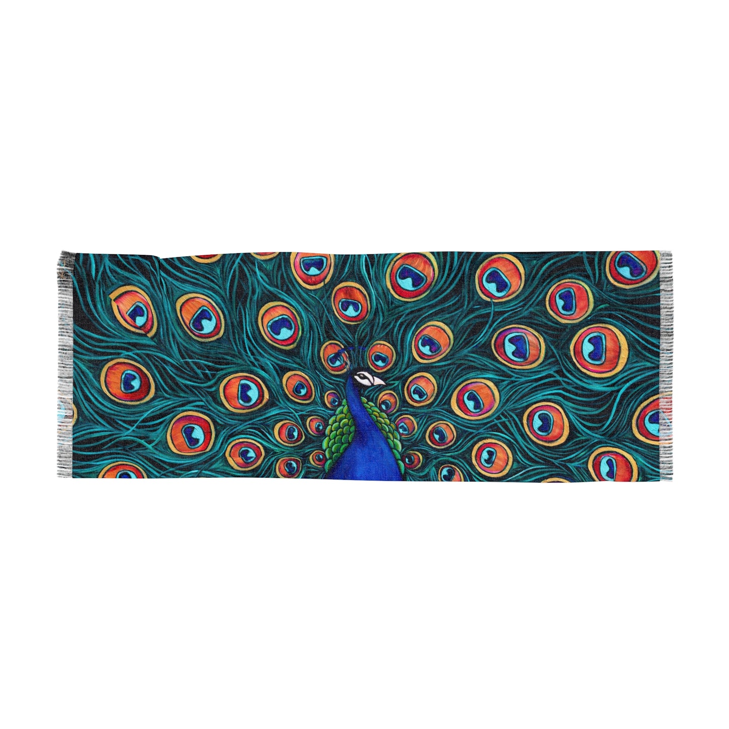 Peacock Light Scarf