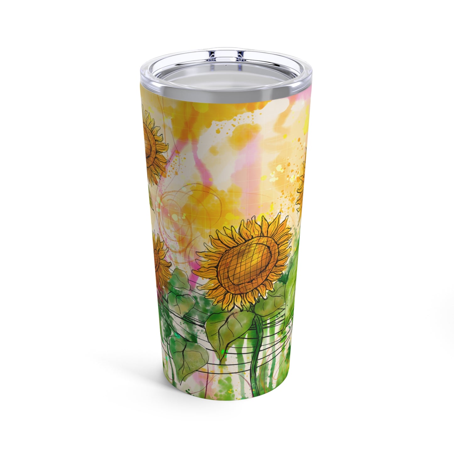 Sunflowers Party Tumbler 20oz