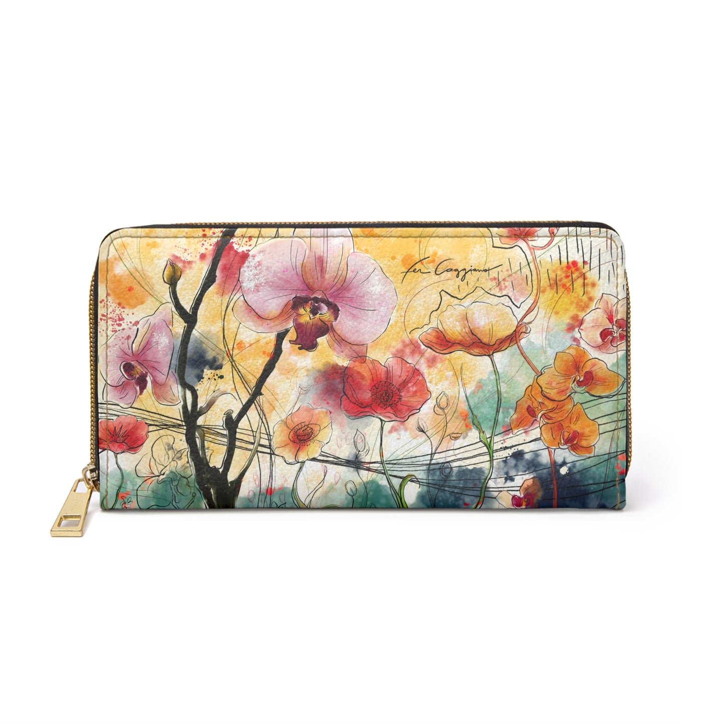 Magic Garden Zipper Wallet