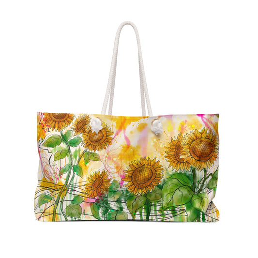 Sunflowers Party Weekender Bag