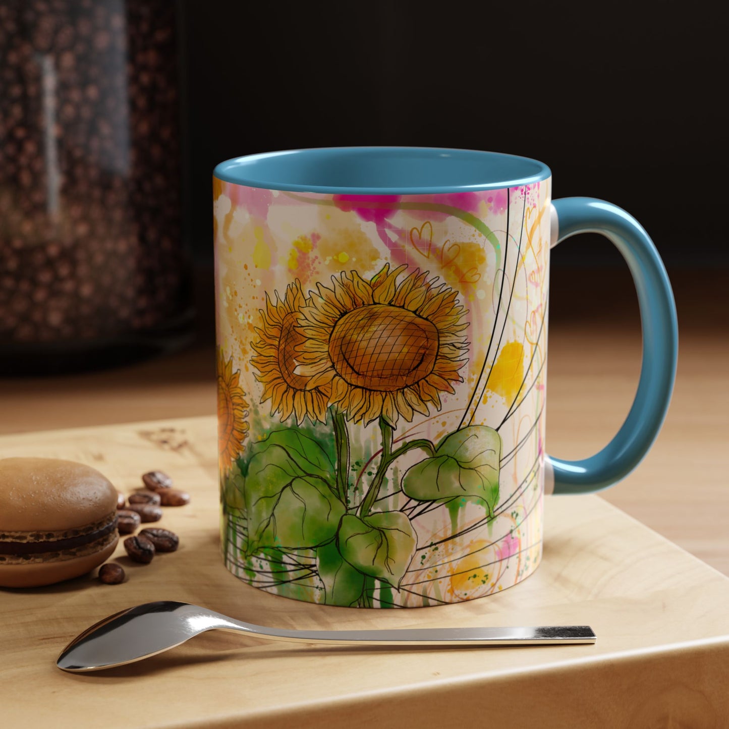 Sunflowers Party Coffee Mug