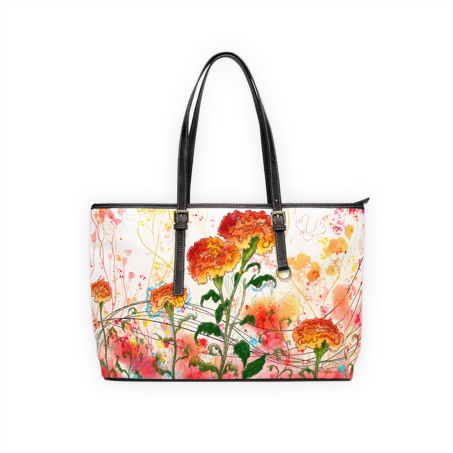 Marigolds - PU Leather Shoulder Bag