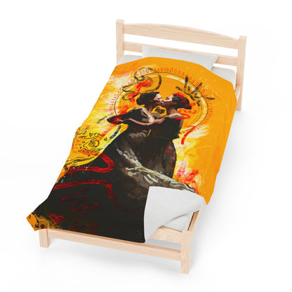 Flamenco Queens Velveteen Plush Blanket