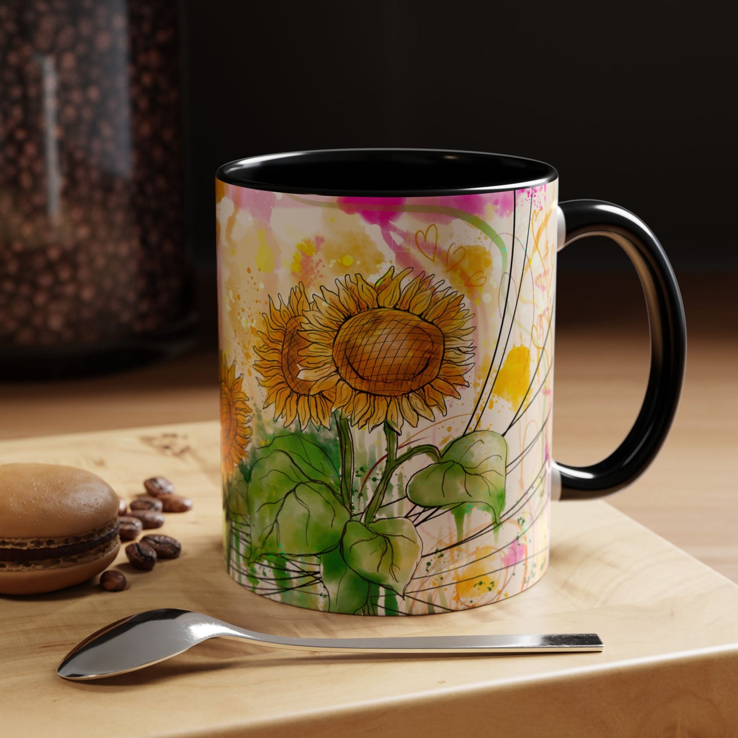 Sunflowers Party Coffee Mug