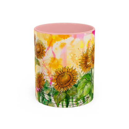 Sunflowers Party Coffee Mug