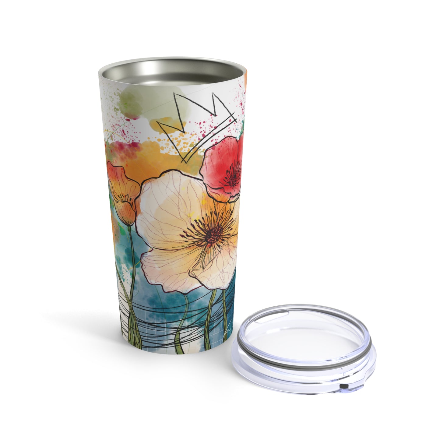 Poppies Song Tumbler 20oz