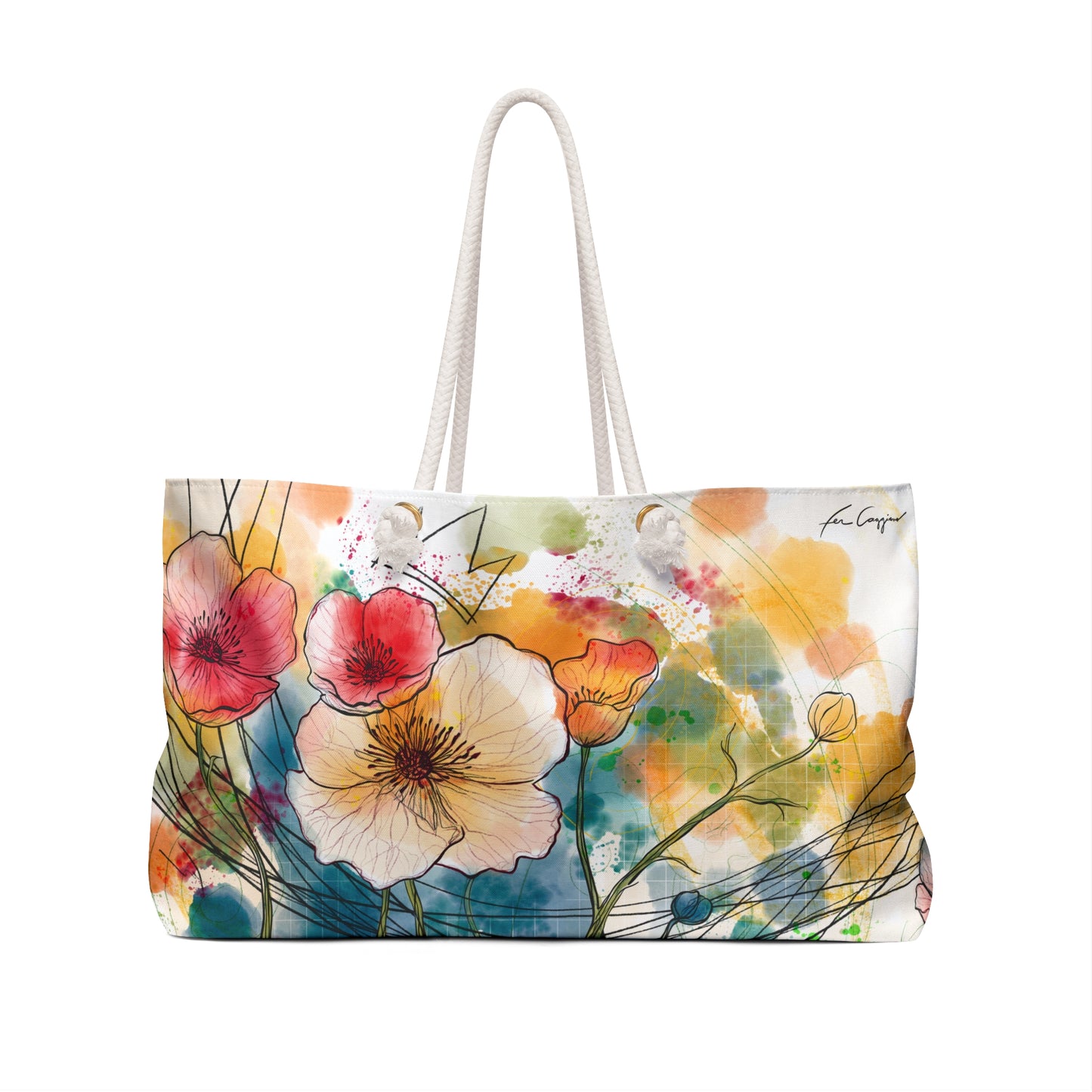 Poppies Song Weekender Bag