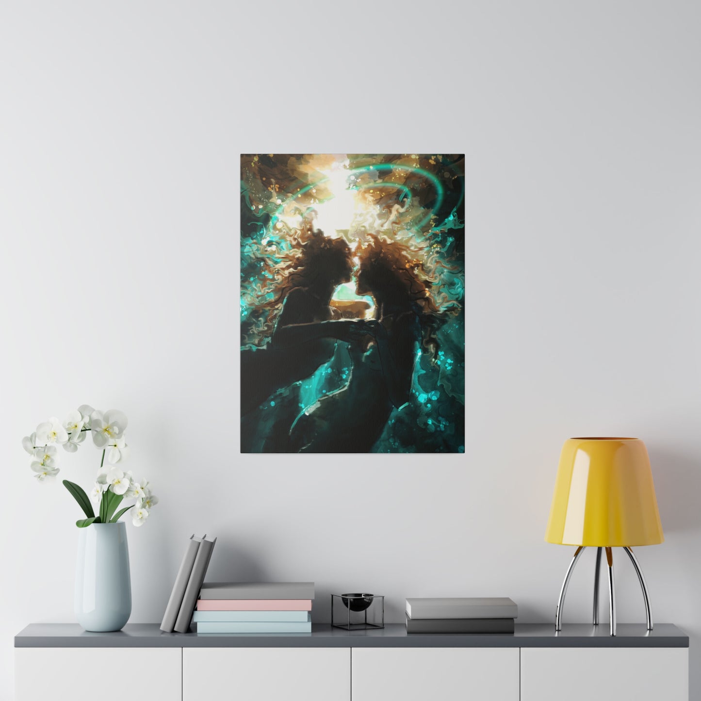 Submerged Love - Print on Canvas