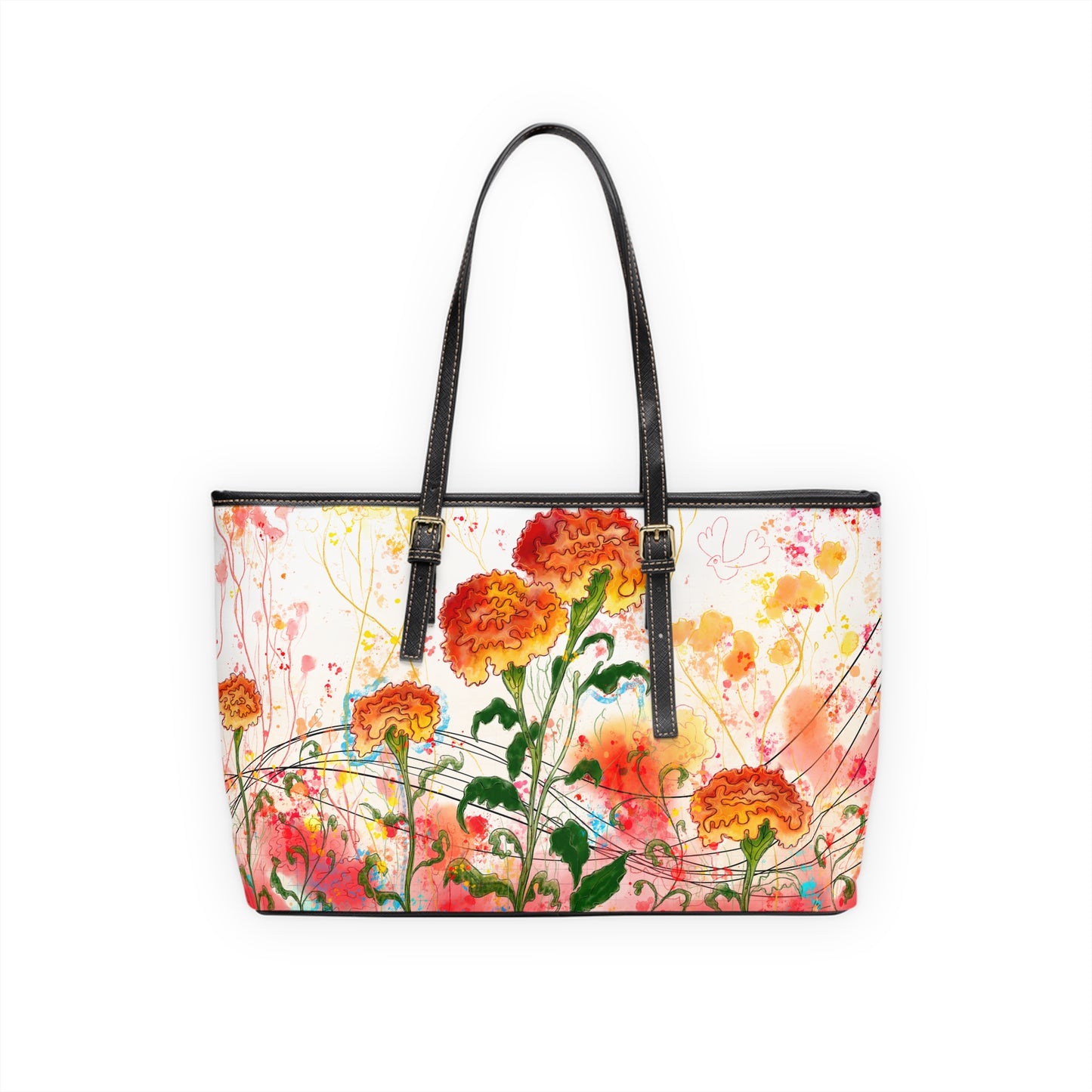 Marigolds - PU Leather Shoulder Bag