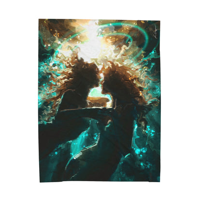 Submerged Love Velveteen Plush Blanket