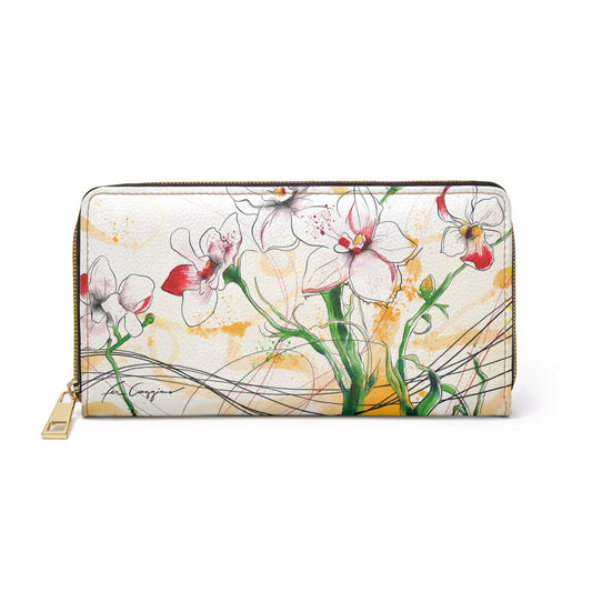 Lilies Dream Zipper Wallet