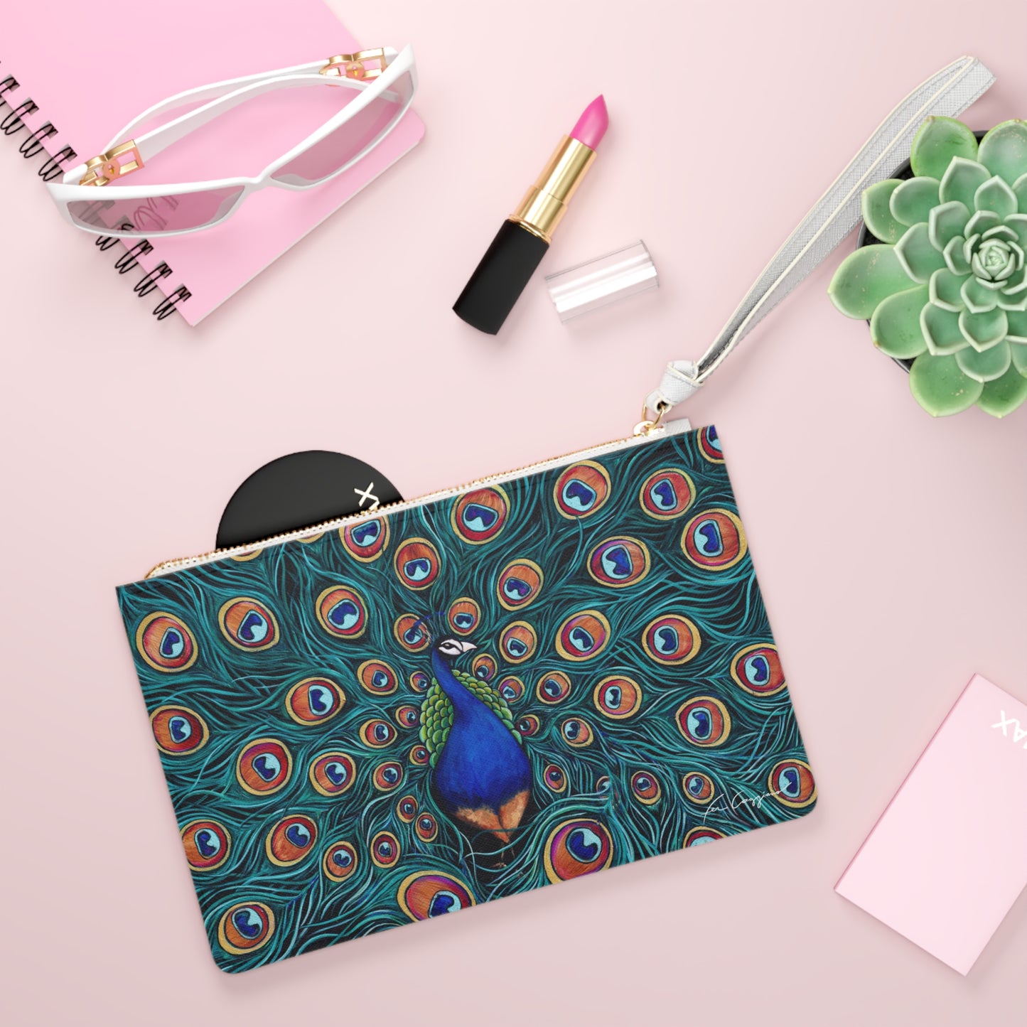 Peacock Clutch Bag