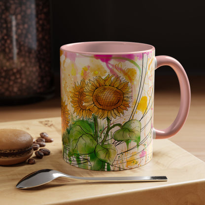 Sunflowers Party Coffee Mug